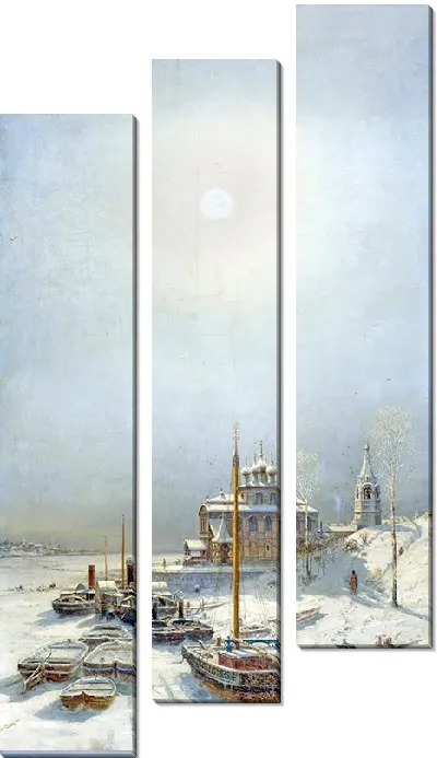 Картина Зима в Борисоглебске