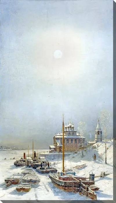 Картина Зима в Борисоглебске