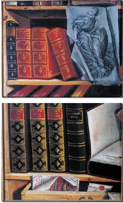 Картина Натюрморт с книгами (Still life with books)