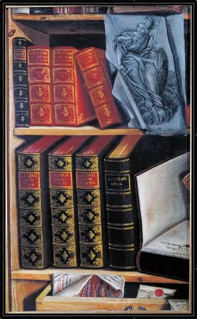 Картина Натюрморт с книгами (Still life with books)