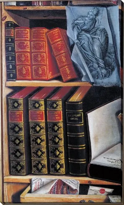 Картина Натюрморт с книгами (Still life with books)