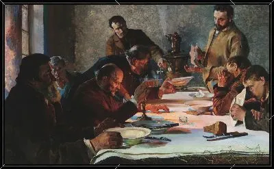 Картина Сочельник в Сибири