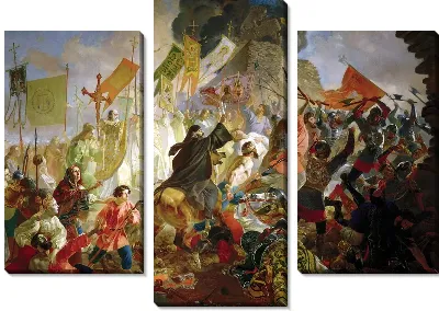 Осада Пскова польским королём Стефаном Баторием в 1581 году (Siege of Pskov, the Polish King Stefan Batory in 1581)