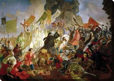 Осада Пскова польским королём Стефаном Баторием в 1581 году (Siege of Pskov, the Polish King Stefan Batory in 1581)