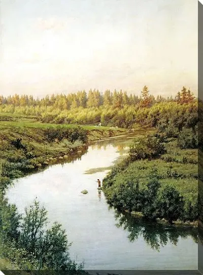 Картина Пейзаж с рекой №2