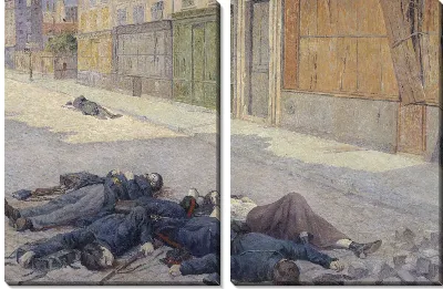 Картина Улица в Париже в мае 1871 года