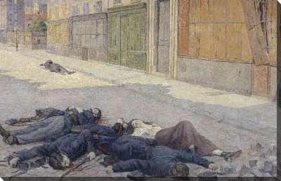 Картина Улица в Париже в мае 1871 года