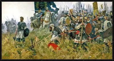 Картина Утро на Куликовом поле