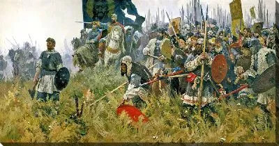 Картина Утро на Куликовом поле