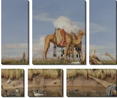 Картина На берегах Нила, Верхний Египет