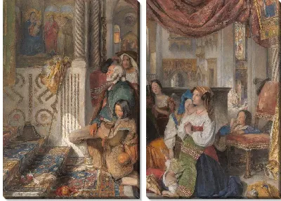 Картина Римские пилигримы