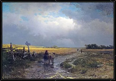 После дождя. Просёлок