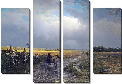 После дождя. Просёлок