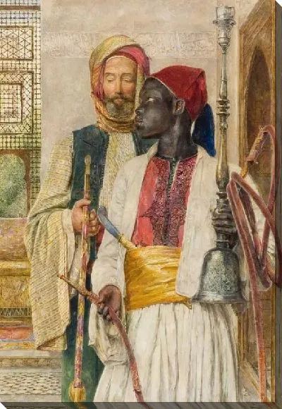 Картина Несущий трубу