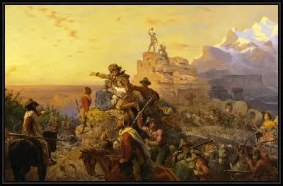 На запад курс империи идет своим путем (изучение фресок, Капитолий США)