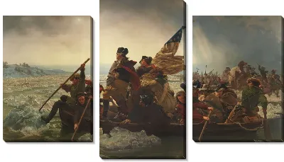 Картина Вашингтон пересекает Делавэр