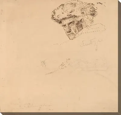 Этюды для «Вашингтон, пересекающий Делавэр» [ректо]