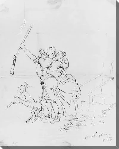 Картина Прощание солдата (из записок МакГвайра)