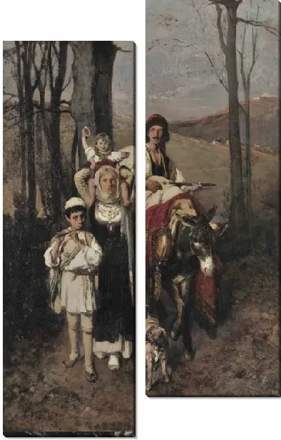 Картина Возвращение с ярмарки