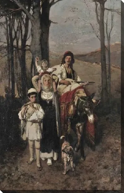 Картина Возвращение с ярмарки