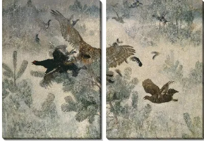 Картина Ястреб и Черная Игра