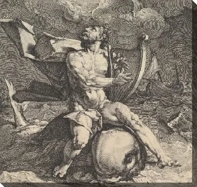 Арион на дельфине