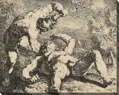 Картина Каин, убивающий Авеля