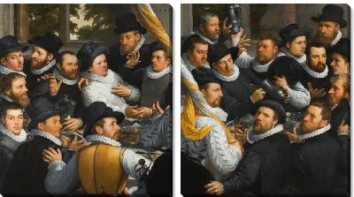 Банкет членов гражданской гвардии Гарлем Calivermen