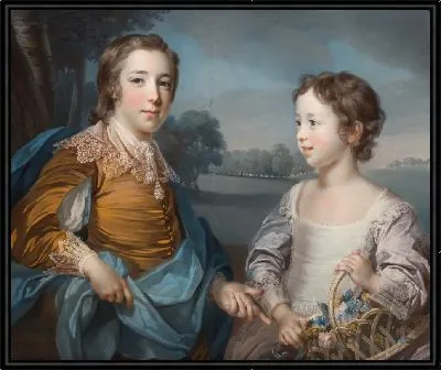 Портрет Джозефа Галстона и его брата Джона Галстона