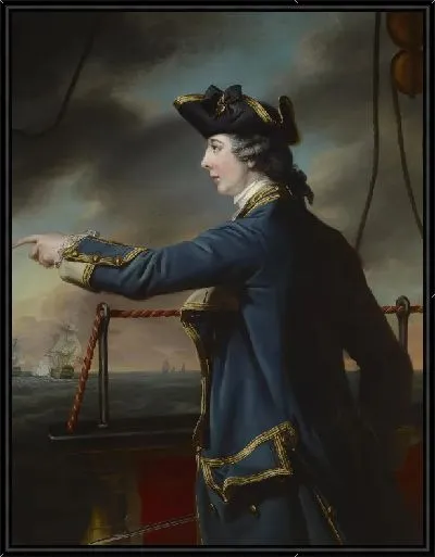 Картина Портрет капитана Эдварда Ноулза, Р.Н.