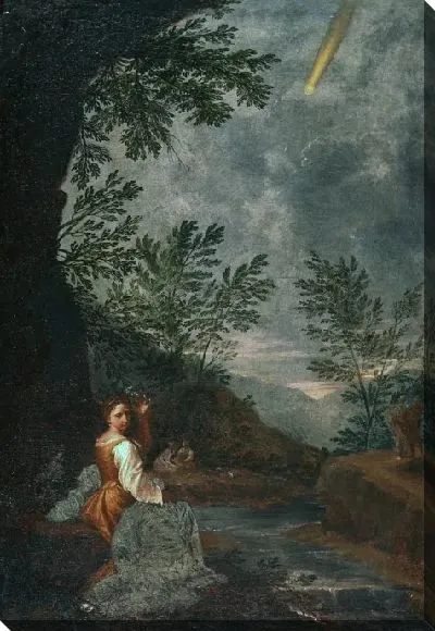 Картина Астрономические наблюдения: комета