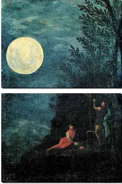 Картина Наблюдение Луны