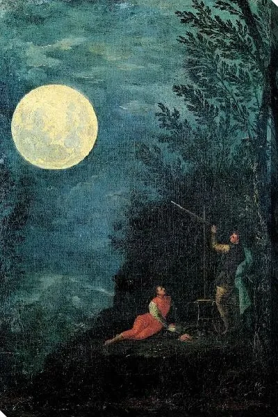 Картина Наблюдение Луны