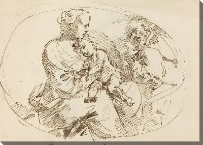 Святое Семейство [ректо]