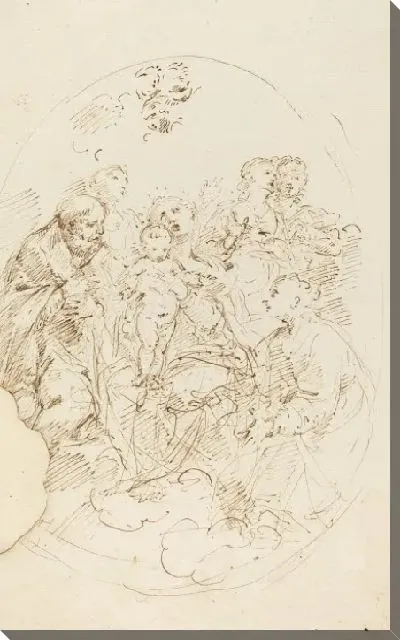 Картина Богоматерь с младенцем и пятью святыми