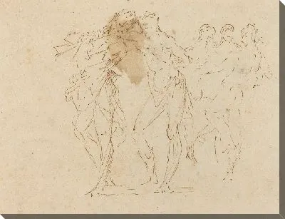 Музыкант и танцующие фигуры