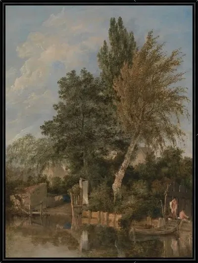 Картина Мальчики купаются на реке Венсум, Норвич