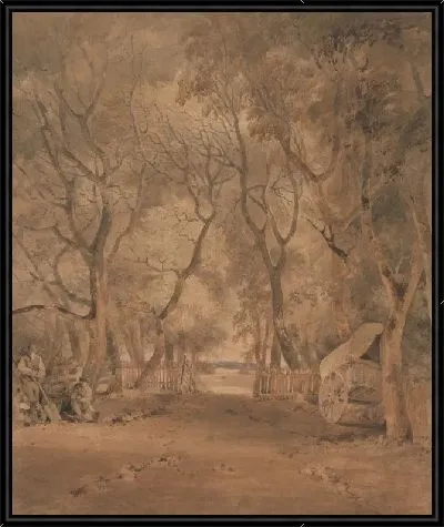 Картина Вход в парк Эрлхэм, недалеко от Норвича