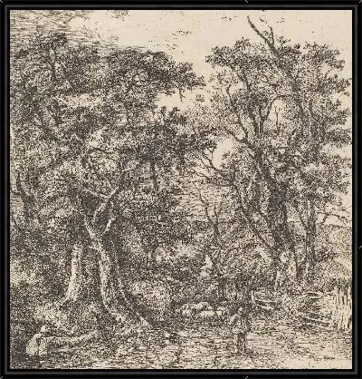 Картина Дорожная сцена, Хетерсетт