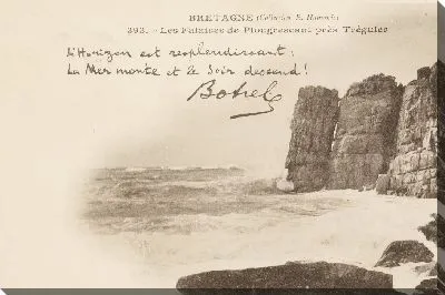 Картина Скалы Плоугресканта   около Трюгера