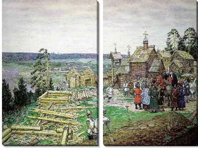 Картина Основание Москвы (The base of Moscow)