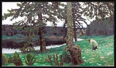 Картина Озеро №6