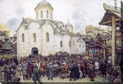 Картина Оборона города (The defense of the city)