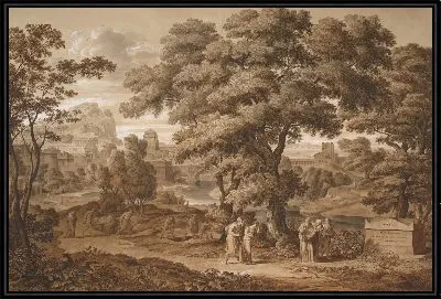 Эдип и Антигона покидают Фивы, 1797