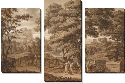 Эдип и Антигона покидают Фивы, 1797