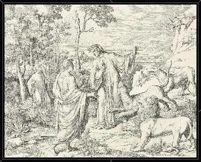 Данте в ужасе от трех зверей