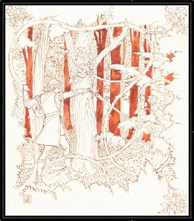 Прекрасный принц в лесу