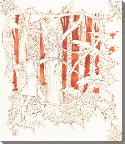 Прекрасный принц в лесу