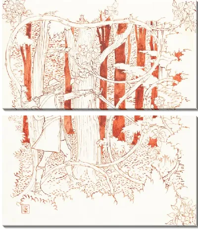 Прекрасный принц в лесу