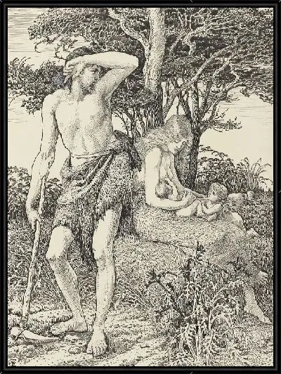 Картина Адам и Ева